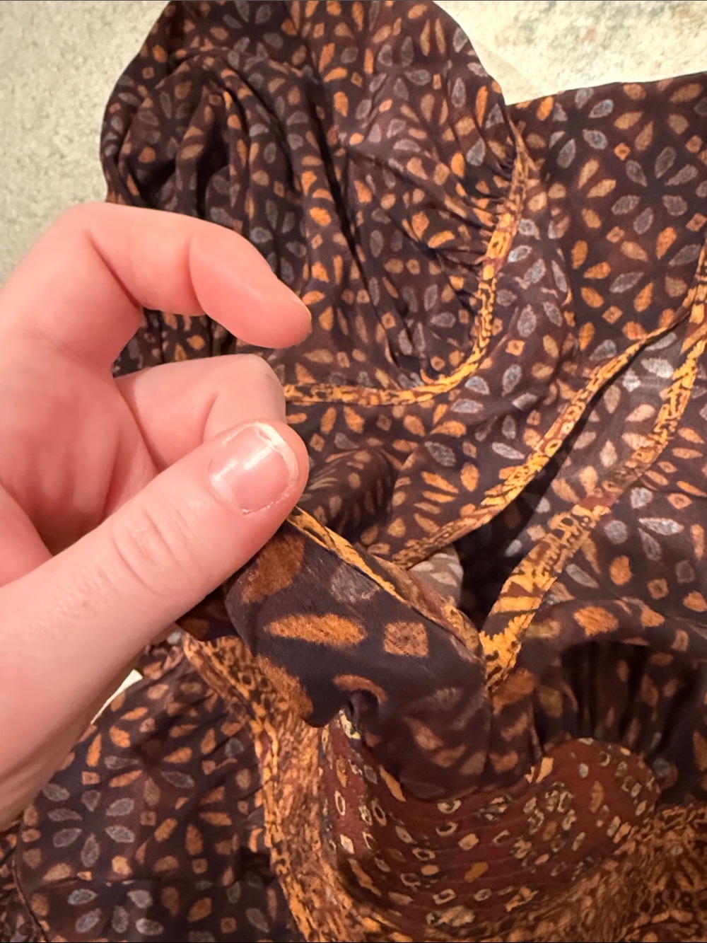 Ulla Johnson Hayana 100% silk long sleeve mini dress - Picture 6 of 7